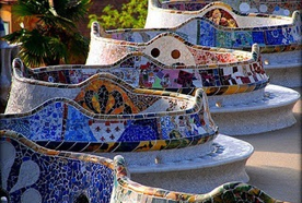Park Guell by Gaudi is popular for its fanatasy like curves which inspire innovation and outside the box thinking for entrepreneurs